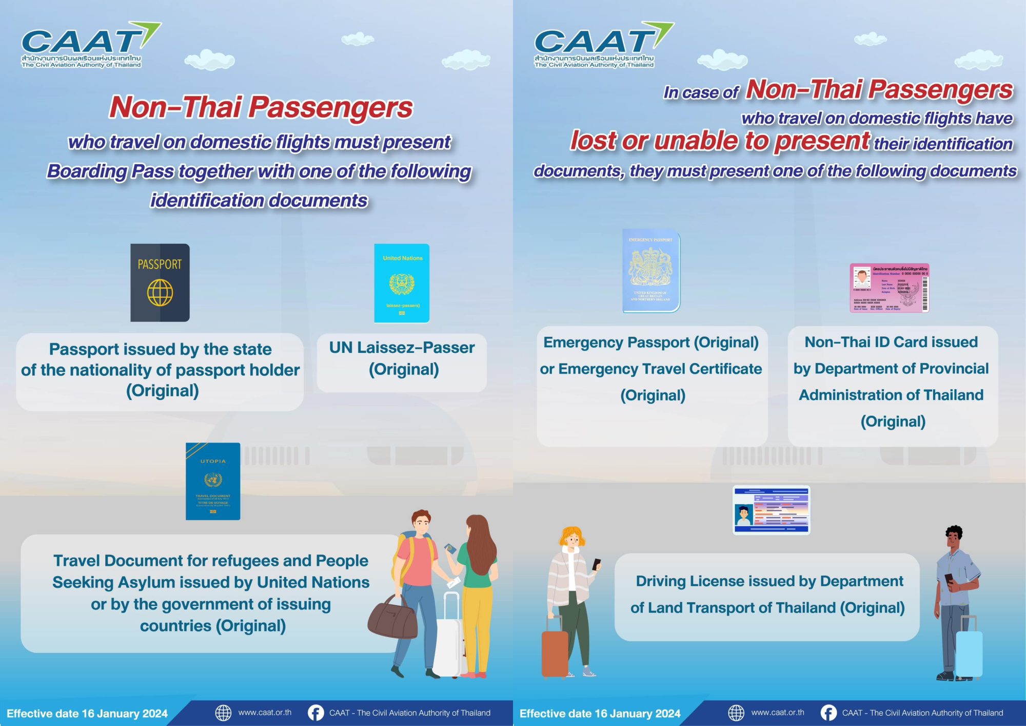 Passports required to be shown on domestic flights for foreigners