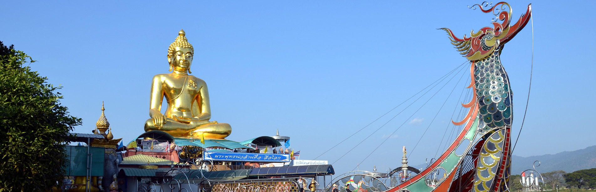Buddha at Sop Ruak in Thailand
