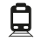 transport icon vectors black small train