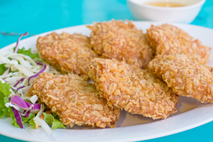 deep fried shrimp cakes