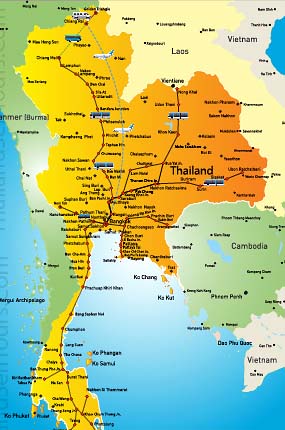 Thailand Maps