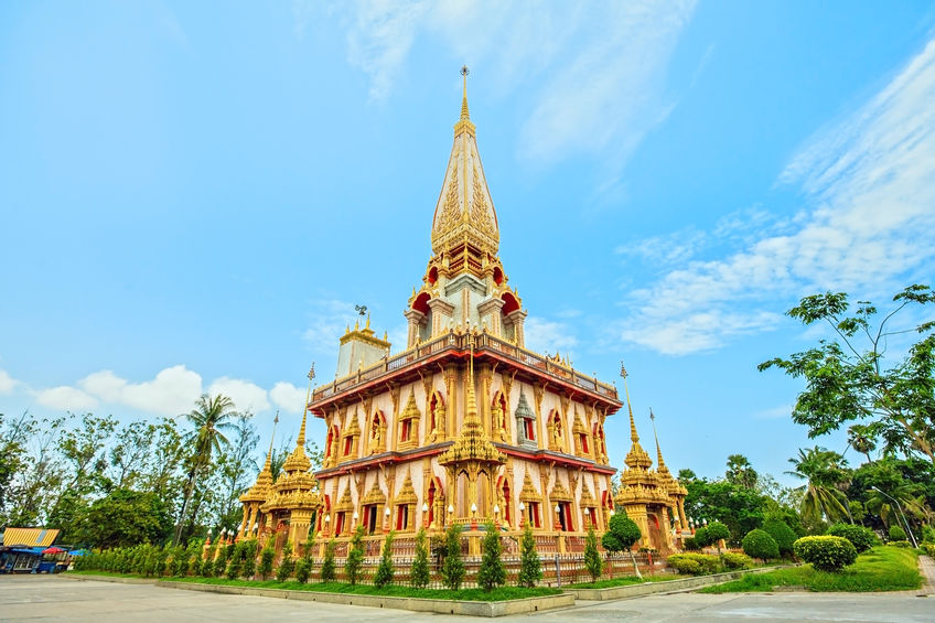 Phra Mahathat Chedi at Wat Chalong Phuket